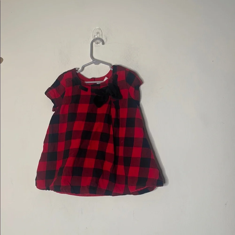 Tommy Bahama Kids Red and Black Checkered Dress